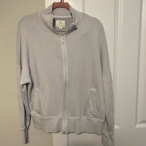 Aerie Offline Gray Sweater Sz Small S Zip up